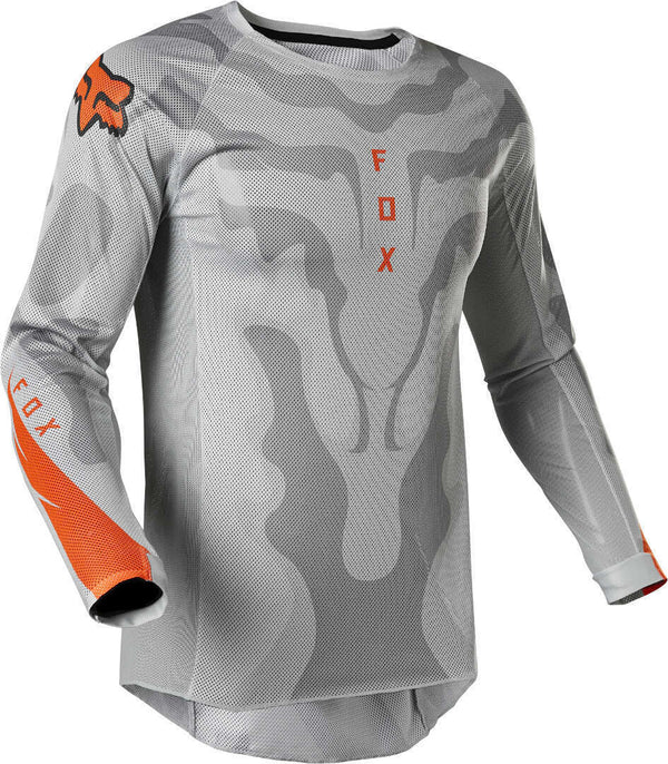 Fox 骑行衣 Airline Exo Motocross Jersey Grey/Orange