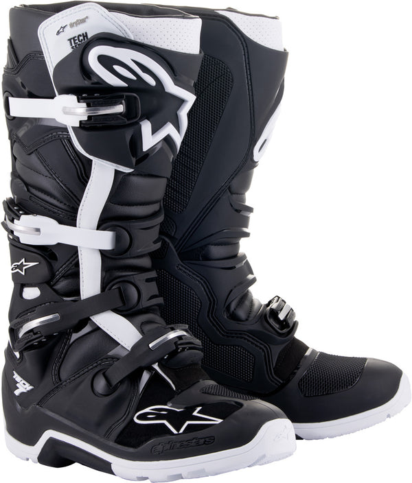Alpinestars 骑行靴 Tech 7 Enduro Drystar Motocross Boots Black/White