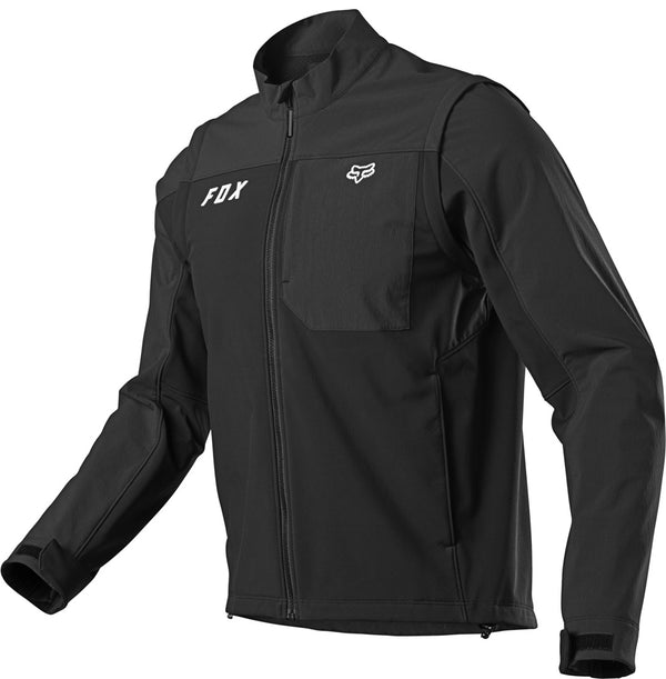 Fox 骑行夹克 Legion Softshell Motocross Jacket Black/Silver