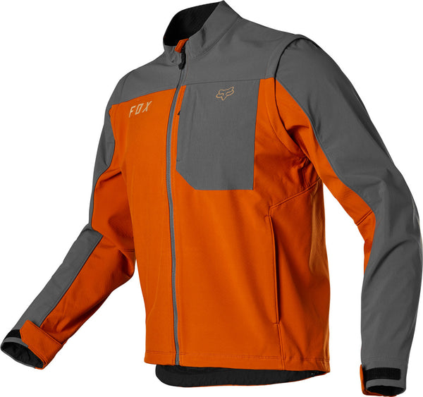 Fox 骑行夹克 Legion Softshell Motocross Jacket Black/Orange