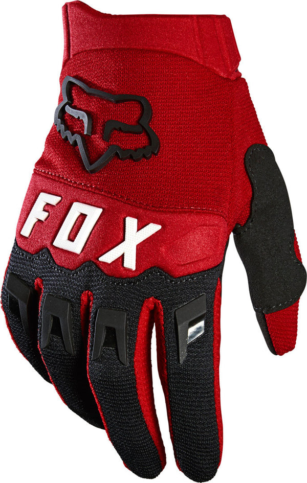 Fox 青少年款 手套 Dirtpaw Youth Motocross Gloves Red