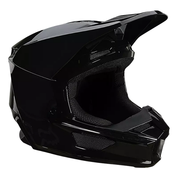 Fox 头盔 V1 Plaic Helmet ECE [亮黑]