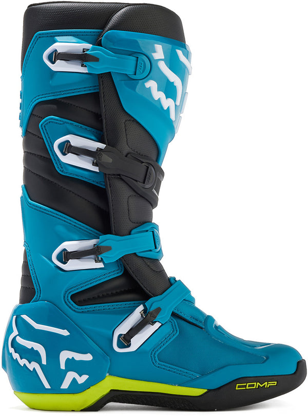 Fox 骑行靴 Comp Motocross Boots Blue/Yellow