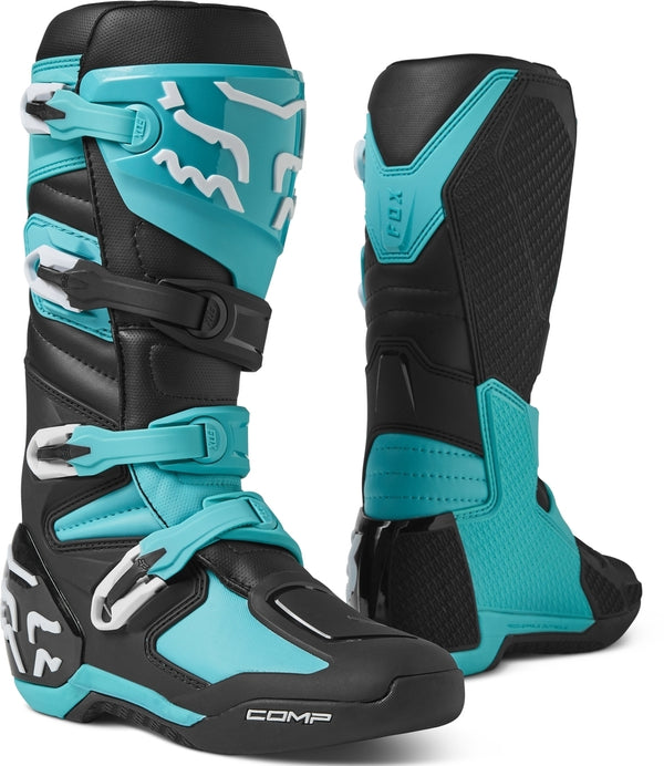 Fox 骑行靴 Comp Motocross Boots Turquoise