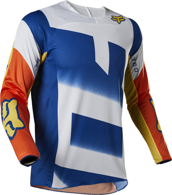 Fox 骑行衣 360 Rkane Motocross Jersey Orange/Blue