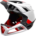 FOX 头盔 PROFRAME BLOCKED HELMET 黑白红