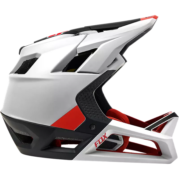 FOX 头盔 PROFRAME BLOCKED HELMET 黑白红
