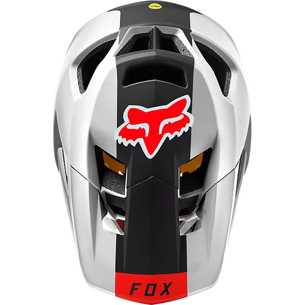 FOX 头盔 PROFRAME BLOCKED HELMET 黑白红