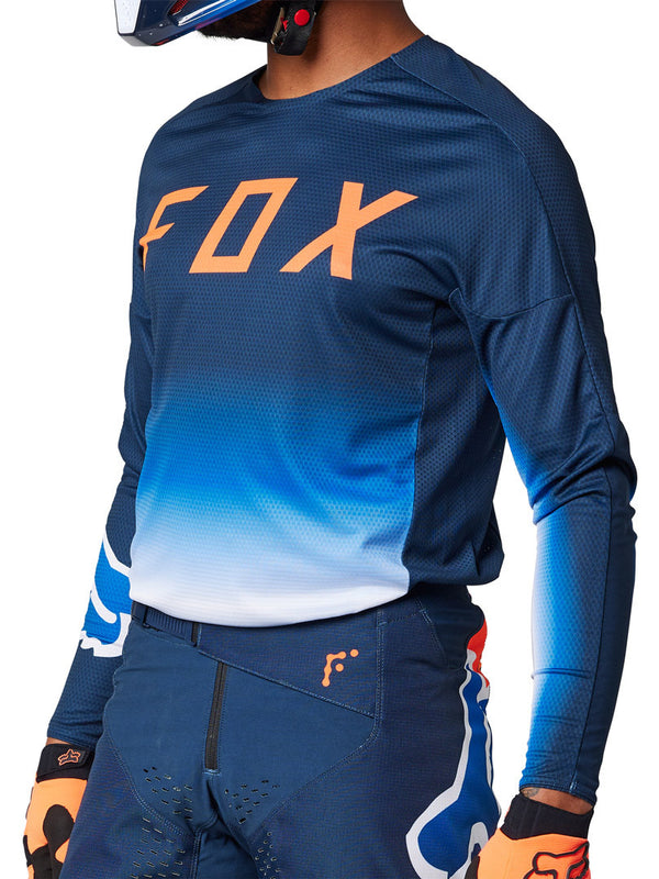 Fox 骑行衣 360 Fgmnt Motocross Jersey Dark Blue