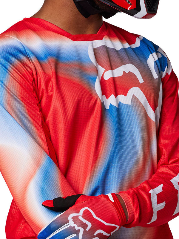 Fox 骑行衣 180 Toxsyk Motocross Jersey Red