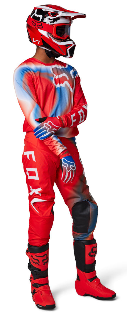 Fox 骑行衣 180 Toxsyk Motocross Jersey Red
