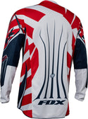 Fox 骑行衣 180 Goat Motocross Jersey Dark Blue/Red