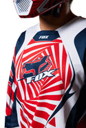 Fox 骑行衣 180 Goat Motocross Jersey Dark Blue/Red