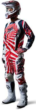 Fox 骑行衣 180 Goat Motocross Jersey Dark Blue/Red