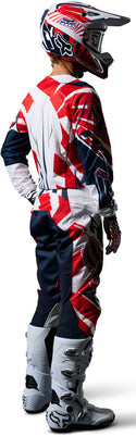 Fox 骑行衣 180 Goat Motocross Jersey Dark Blue/Red