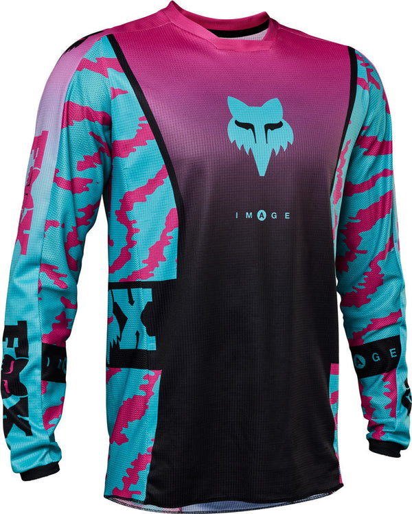 Fox 骑行衣 180 Nuklr Motocross Jersey Turquoise