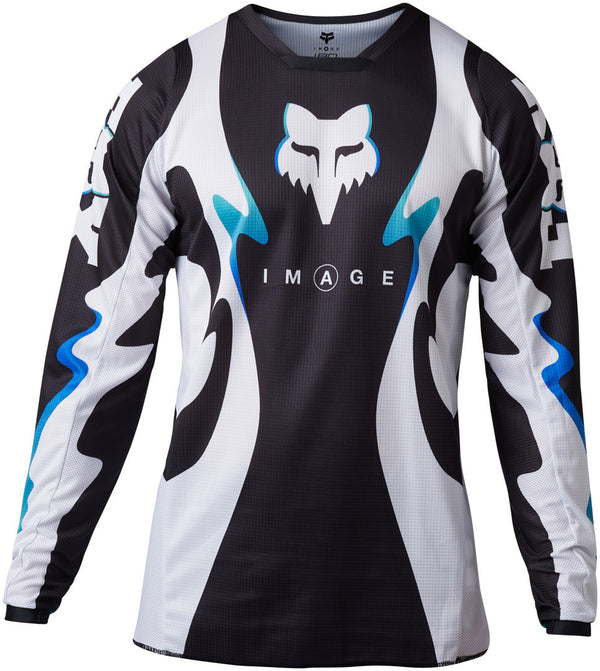 Fox 骑行衣 180 Kozmik Motocross Jersey Black/White