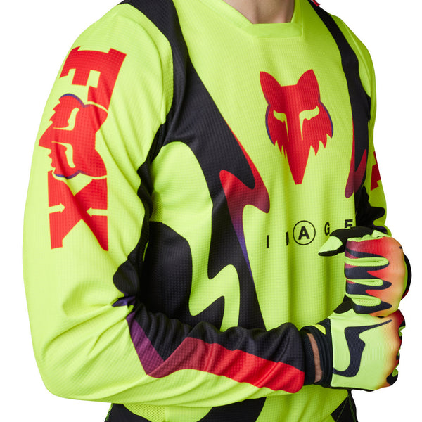 Fox 骑行衣 180 Kozmik Motocross Jersey Yellow