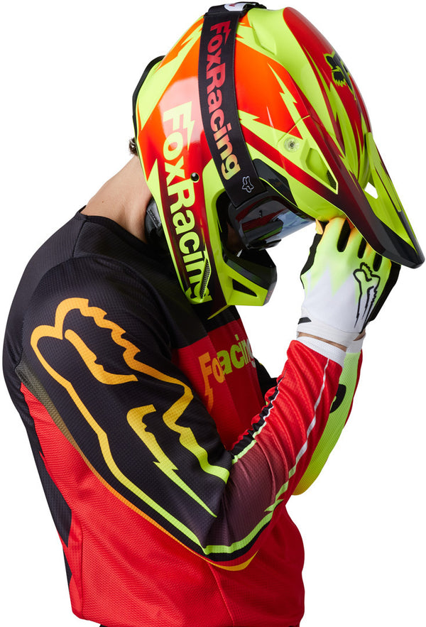 Fox 骑行衣 180 Statk Motocross Jersey Red