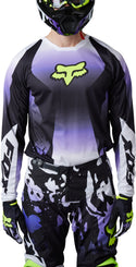 Fox 骑行衣 180 Morphic Motocross Jersey Black/White