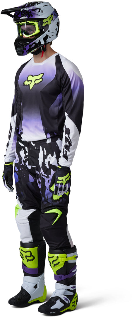 Fox 骑行衣 180 Morphic Motocross Jersey Black/White