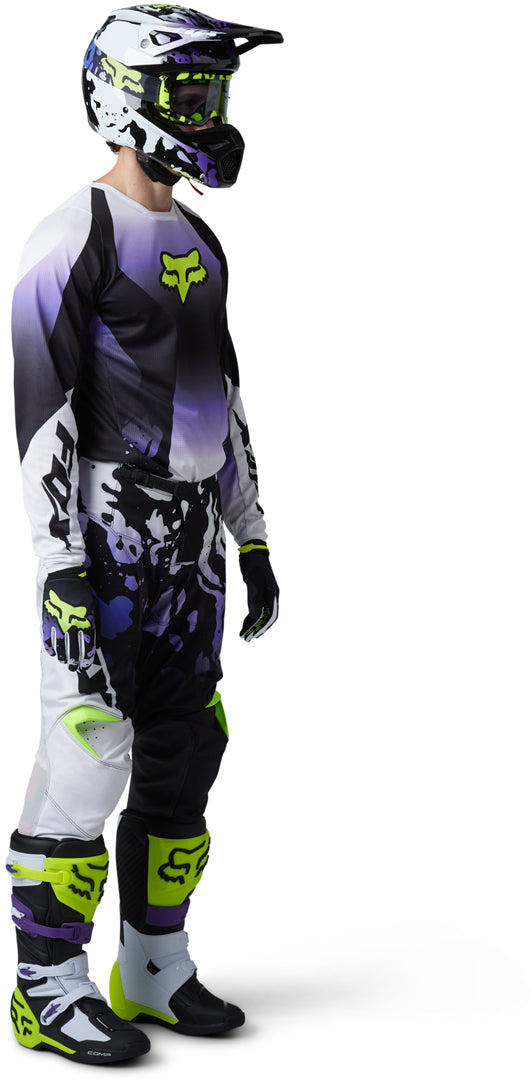 Fox 骑行衣 180 Morphic Motocross Jersey Black/White