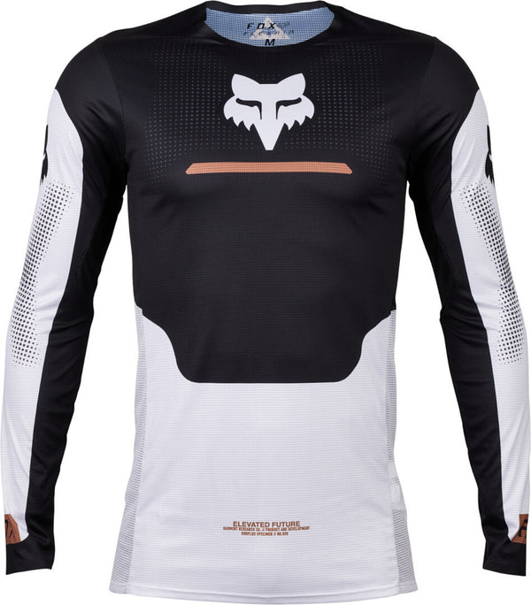 Fox 骑行衣 Flexair Optical Motocross Jersey Black/White