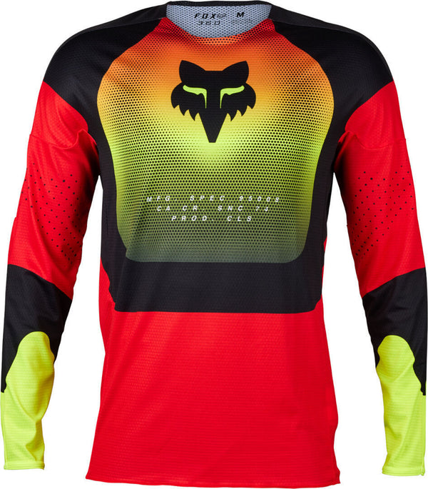 Fox 骑行衣 360 Revise Motocross Jersey Red/Yellow/Black
