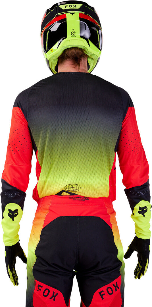 Fox 骑行衣 360 Revise Motocross Jersey Red/Yellow/Black