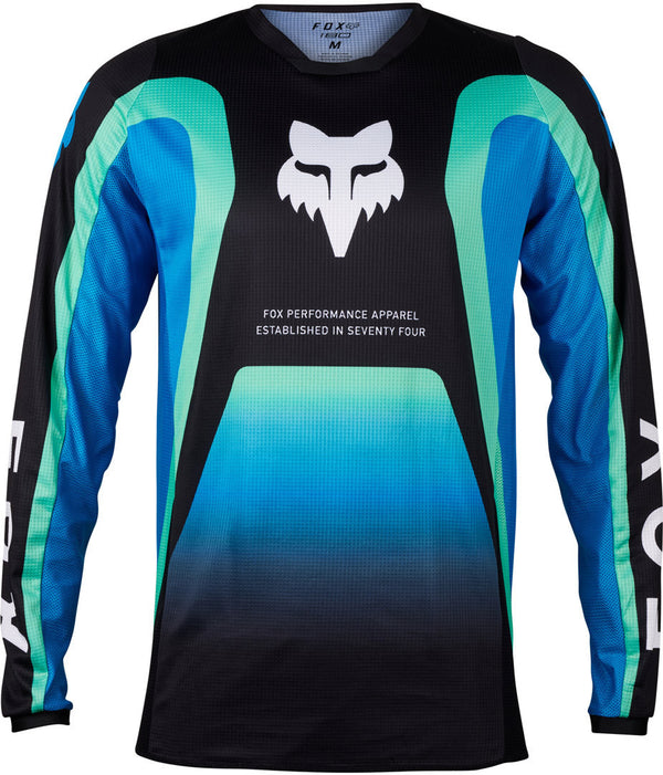 Fox 骑行衣 180 Ballast Motocross Jersey Black/Blue