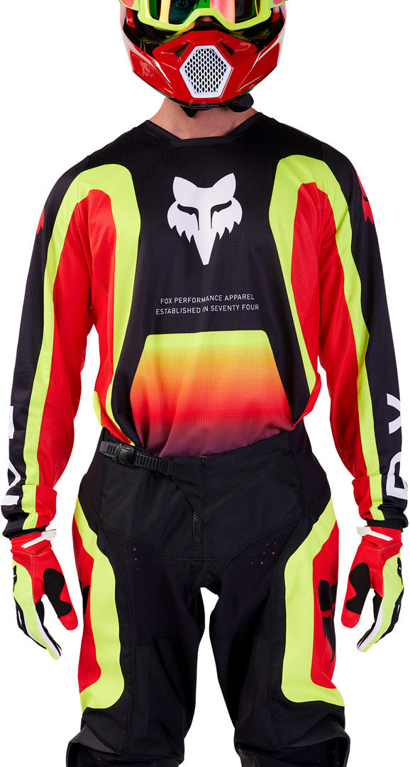 Fox 骑行衣 180 Ballast Motocross Jersey Black/Red