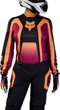Fox 骑行衣 180 Ballast Ladies Motocross Jersey Black/Orange/Red