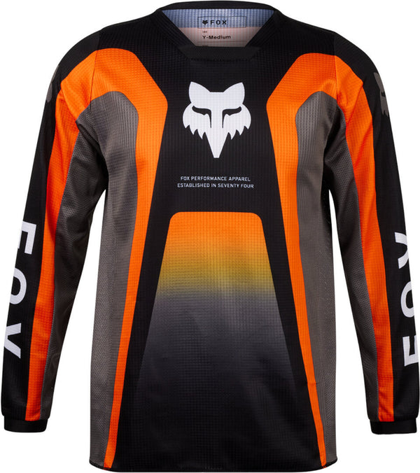 Fox 青少年款 骑行衣 180 Ballast Youth Motocross Jersey Black/Grey/Orange