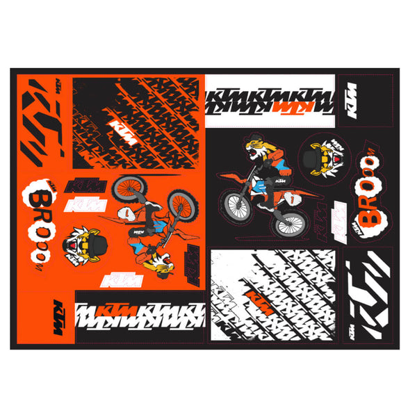KTM/HUS/GAS Team Graphic Sticker Sheet - 3PW210024500
