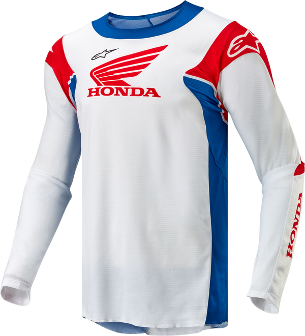 Alpinestars 骑行衣 Honda Racer Iconic Jersey White/Bright Blue/Bright Red
