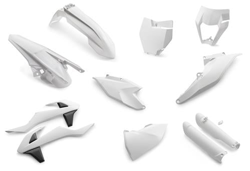 KTM Plastic Parts Kit (Orange/White) MX/Enduro 2017-2019