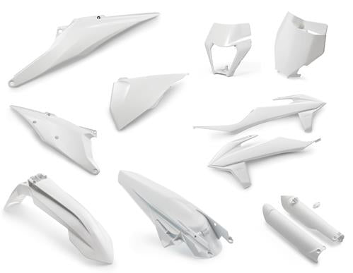 KTM Plastic Parts Kit (Orange/White) MX/Enduro 2019-2022