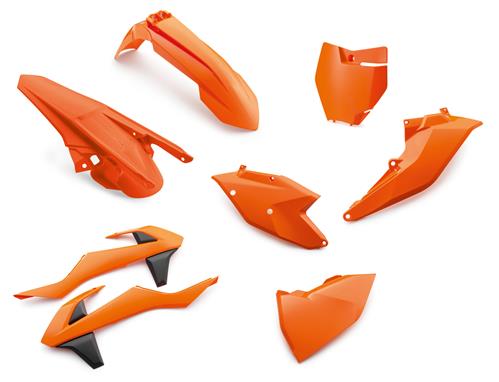 KTM Plastic Parts Kit (Orange/White) MX/Enduro 2016-2018