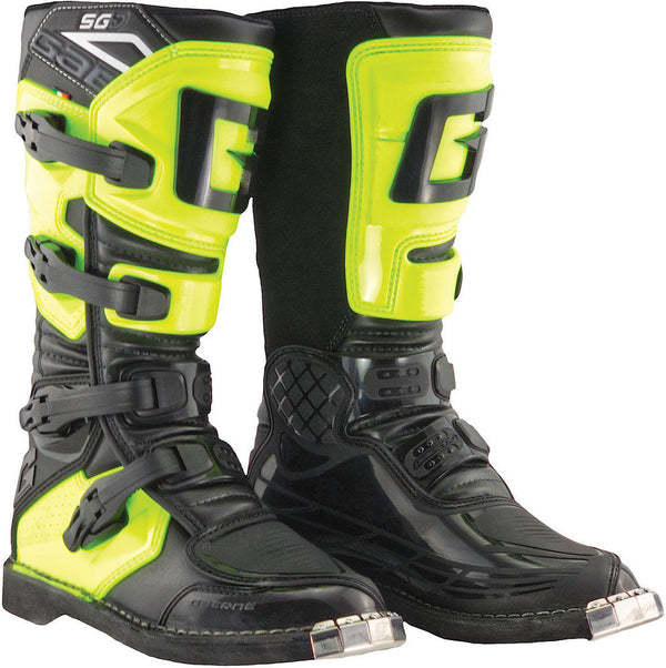 Gaerne SGJ Youth Motocross Boots MX Black/Yellow