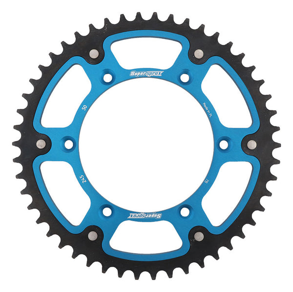SUPERSPROX 链轮 REAR STEALTH SPROCKET ALU/STL 50T-520 蓝 YAM