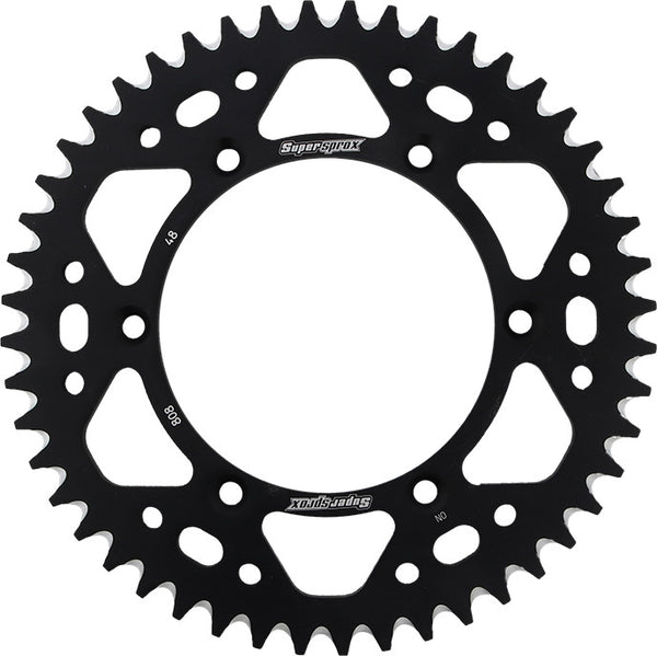 SUPERSPROX 链轮 REAR SPROCKET ALUMINUM 48T-520 BLK SUZ