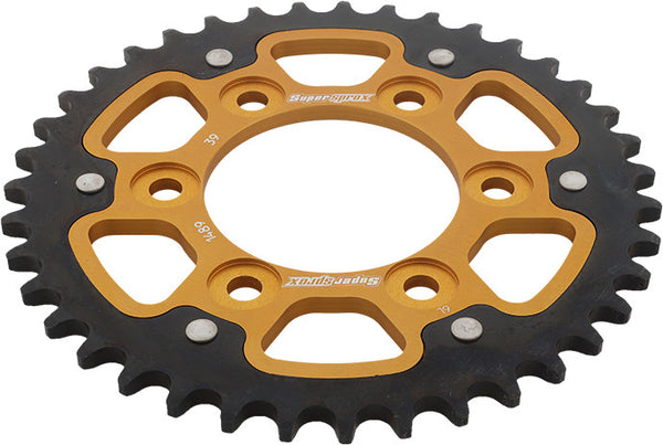 SUPERSPROX 链轮 REAR STEALTH SPROCKET ALU/STL 39T-525 GLD KAW