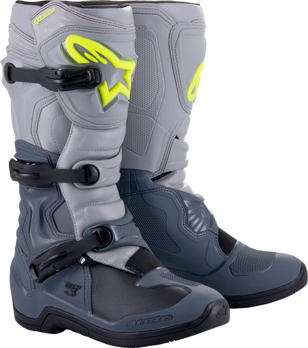 Alpinestars 骑行鞋 Tech 3 Boots Dark Grey/Light Grey/Black