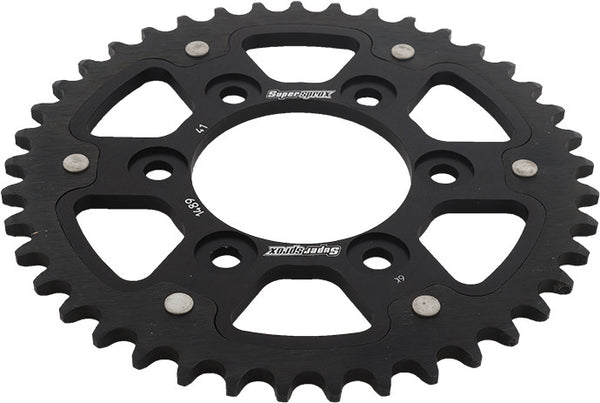 SUPERSPROX 链轮 REAR STEALTH SPROCKET ALU/STL 41T-525 黑 KAW