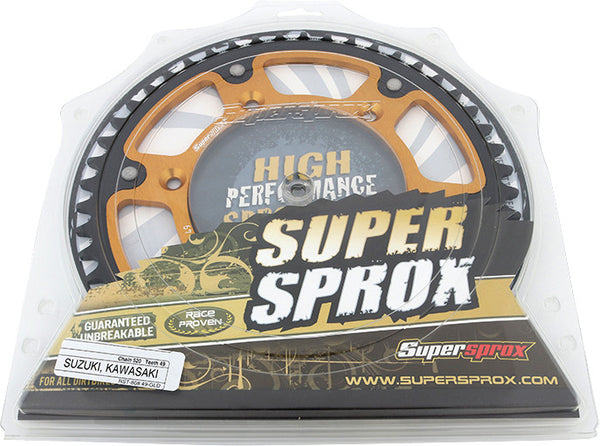 SUPERSPROX 链轮 REAR STEALTH SPROCKET ALU/STL 49T-520 GLD SUZ