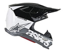 ALPINESTARS ALPINESTARS M8 头盔 Supertech M8 Radium Helmet White/Black/Grey Gloss M-8