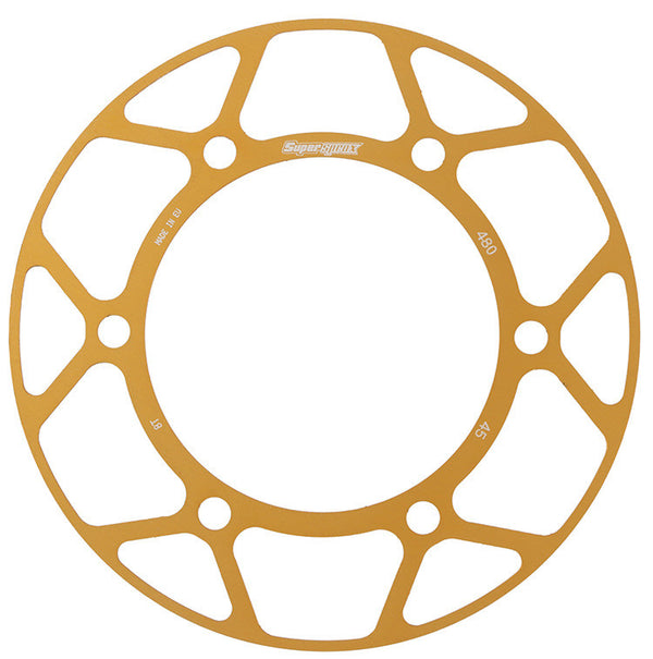 SUPERSPROX 链轮 REAR EDGE SPRKT COLOR DISK ALU 45T-525 GLD SUZ/YAM