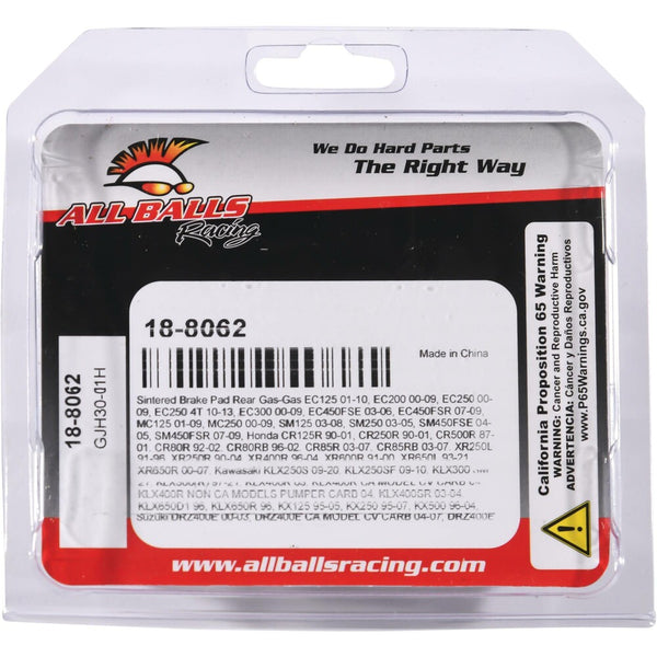 ALL BALLS 刹车 BRAKE PAD KIT SINTERED