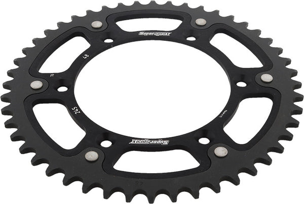 SUPERSPROX 链轮 REAR STEALTH SPROCKET ALU/STL 48T-520 黑 YAM
