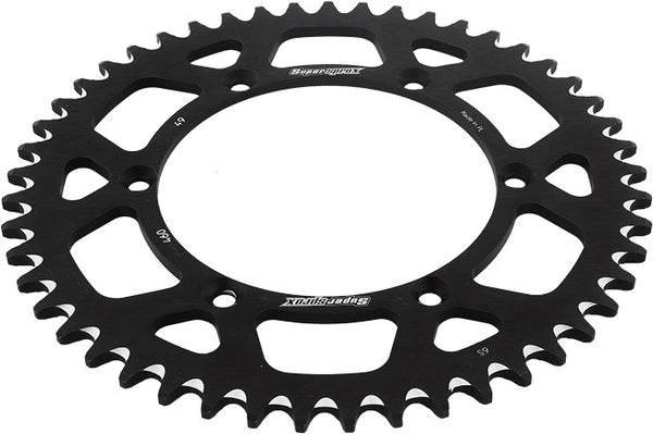 SUPERSPROX 链轮 REAR SPROCKET ALUMINUM 49T-520 BLK KAW